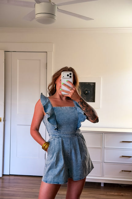 Sweet on Denim Romper