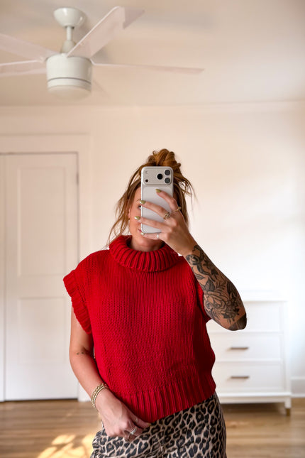 Candy Red Sweater