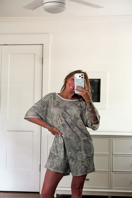 Camo Romper