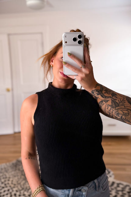 Midnight Turtleneck Sweater